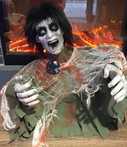 ของเล่นไฟฟ้าตกแต่งวันฮาโลวีน อุปกรณ์ประกอบฉากขนาดใหญ่จะบันทึกเจ้าบ่าวและเจ้าสาวผี - Product Image 3