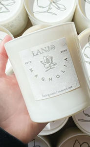 Bougie parfumée artisanale LANJO pour la décoration de Noël à la maison, design durable, étiquette privée, aromathérapie pour la Saint-Valentin, bouteille en verre - Product Image 5