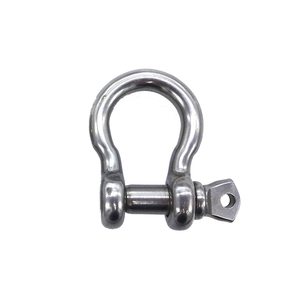 Manille de sécurité en acier inoxydable 316 - Manille d'ancrage de type américain pour applications de gréement maritime, de levage et de remorquage - Product Image 2