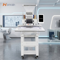 Machine à broder automatique à tête unique HONRAIN pour les studios à domicile, les petites entreprises et les vêtements personnalisés