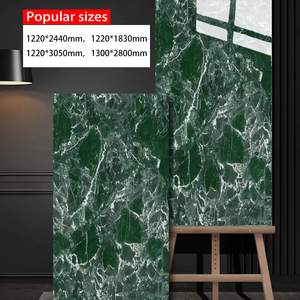 LESIFU 2025 Color de piedra de mármol verde Hoja laminada HPL Nuevo diseño Panel de alto brillo - Product Image 3