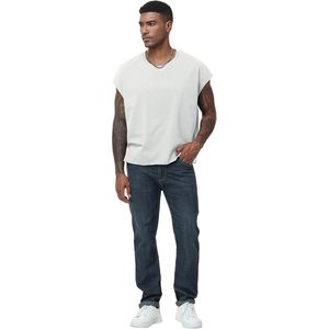 Camiseta sin mangas de algodón para hombre FOXA, estilo holgado, transpirable, tipo dolman, top corto. - Product Image 4
