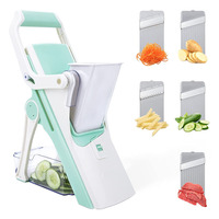 Trancheuse à légumes multi-lame 8mm, épaisseur réglable, coupe-légumes et Julienne pour la cuisine