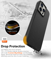 VKOO-Étui et sacs magnétiques en caoutchouc mat 2 en 1 pour téléphone portable, pour iPhone 16, 17 Pro Max, couverture arrière pour iPhone 16, 17 Pro, 16 Plus, T28