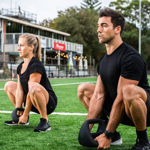 Équipement d'entraînement à <span class=keywords><strong>Double</strong></span> poignée, 4 en 1, Kettlebell, haltère, barre de poussée - Product Image 3
