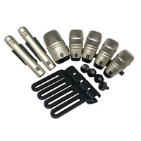 Kit de microphone à batterie Demao M814-XLR 7 pièces K7 Microphone DJ filaire professionnel