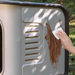 เฟอร์นิเจอร์กลางแจ้งสําหรับงานหนักสําเร็จรูปพลาสติกสุนัขสุนัขพร้อมหลังคา - Product Image 4