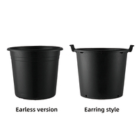 Décoration de jardin, pots de pépinière modernes, grands pots pour plantes d'extérieur/d'intérieur, conteneur suspendu en plastique PP, trou de drainage, durable, léger