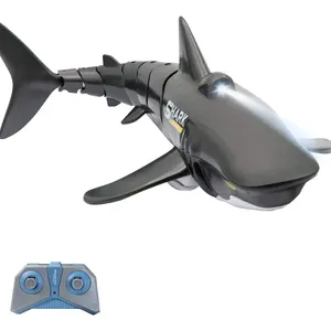 High Simulation Shark for Swimming Pool Great Gift RC Boat Toys for 5+ Year Old Boys and Girls 2.4G Remote Control Shark Toy