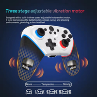 Controlador de Juegos Inalámbrico con Motor de Vibración Mejorado con Retroalimentación Somatosensorial Inmersiva para Juegos Móviles de PC y Android