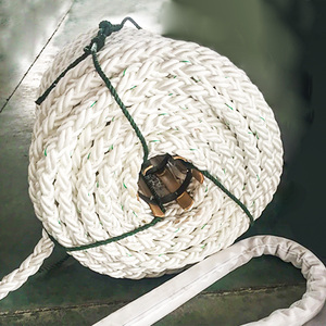 8 Strand örgülü dokuma halat deniz bağlama Hawser kuyruk uçucu deniz kaynağı - Product Image 5