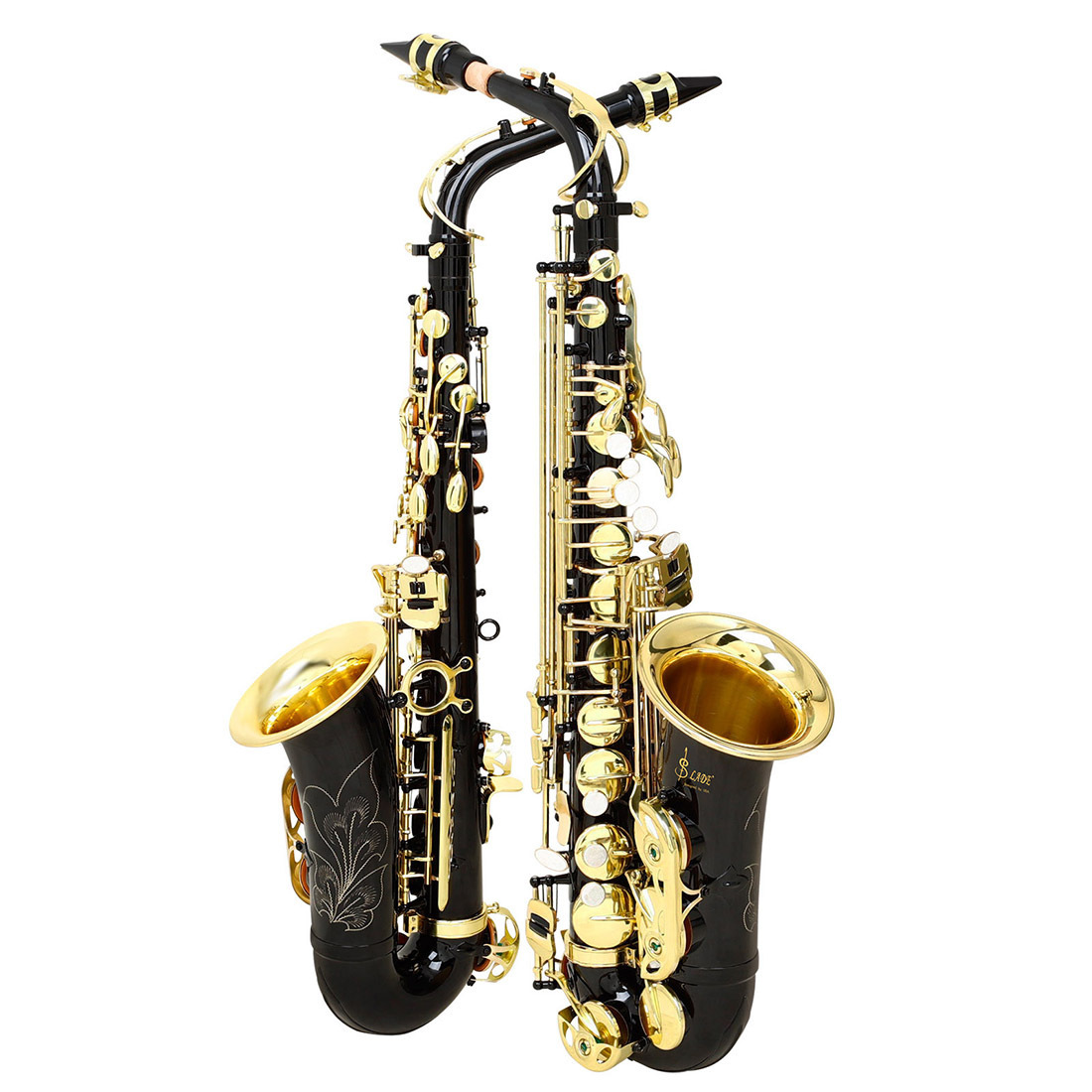 SLADE Black Gold Alto Saxophone - Complete Set for Beginners