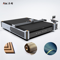 Machine de découpe numérique à fibre optique vérifiée par AOL pour cuir microfibre et film PPF