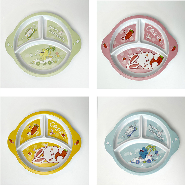 Green, yellow, pink, blue