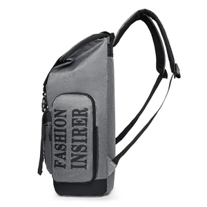 Fashion <b>Backpack</b> For Men Women 15 Inch <b>Laptop</b> Business Travel College Student Outdoor Gray Black Style J26 - Product Image 2