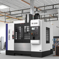 Fraiseuse verticale CNC robuste VMC 855 avec contrôleur 828D 840D (5 axes en option) et broche BT40