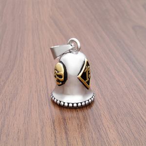 Pendentif cloche de moto en acier inoxydable numéro 13, accessoires de moto, cloches de motard, cloche de protection, bijoux de mode - Product Image 3