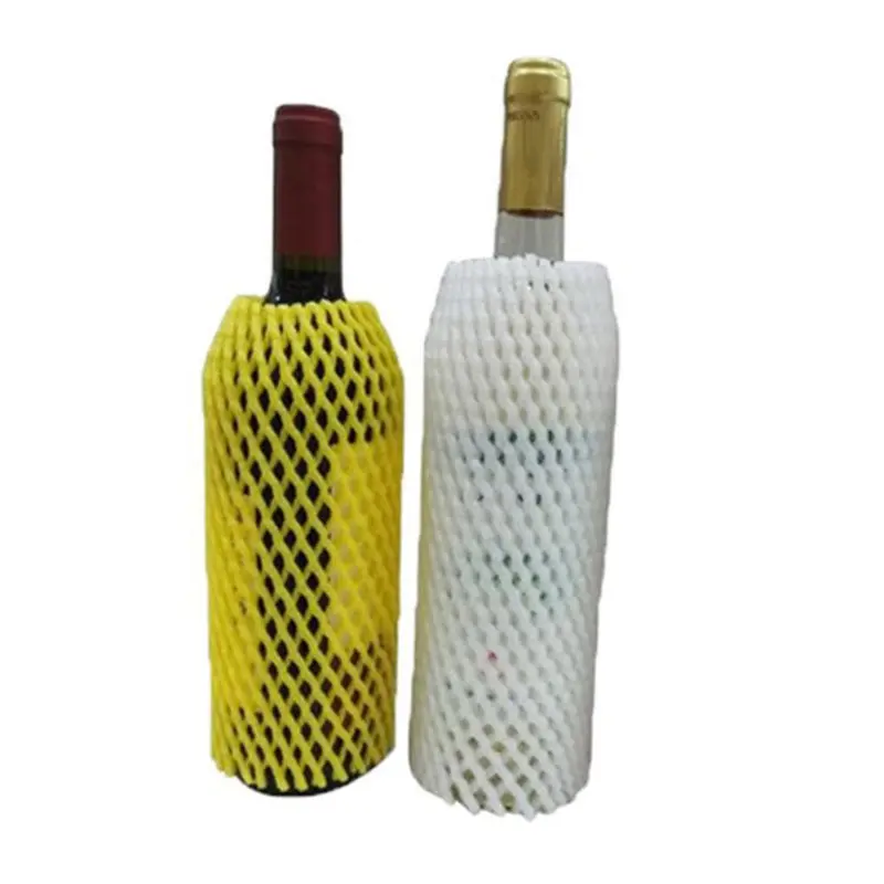 סיטונאי יין בקבוק מגן קצף נטו רשת אריזת EPE שרוול נטו