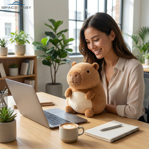 Meilleur jouet en peluche Capybara mignon et kawaii, animal en peluche super doux, poupée Capybara marron dodue pour cadeaux d'enfants, usine OEM ODM B2B de premier plan - Product Image 4