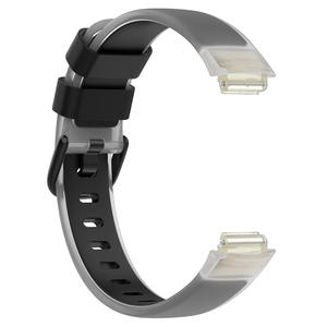 Bandas deportivas Bandas de reloj de repuesto de silicona clásica para mujeres y hombres Correa de reloj de dos colores de silicona para Fitbit inspire 3 - Product Image 4