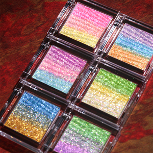 Phấn mắt ép màu cầu vồng duochrome siêu sắc tố, xu hướng mới 2026, logo tùy chỉnh - Product Image 2