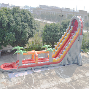 Combo de tobogán de agua inflable gigante al aire libre personalizado de alta calidad para adultos juegos divertidos de piscina con tobogán y tobogán deslizante - Product Image 1