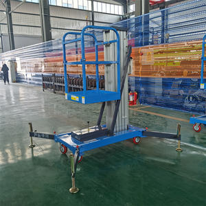 Antena kecil mobil angkat 8m hidrolik tunggal tiang paduan aluminium pria angkat aluminium Aerial kerja Platform - Product Image 2