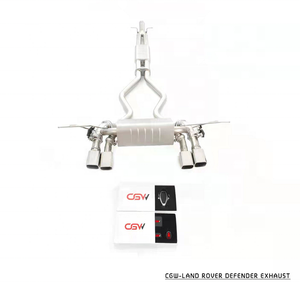CGW yeni tasarım performans egzoz boru sistemi Range Rover Defender 3.0T 2020 + dört kare kuyruk ipuçları - Product Image 1