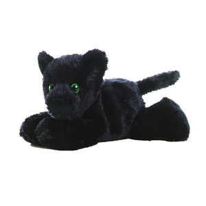 Peluche de panthère réaliste, <span class=keywords><strong>jouet</strong></span> <span class=keywords><strong>en</strong></span> peluche de panthère noire, poupées de tigre léopard réalistes, conception personnalisée avec logo personnalisé - Product Image 2