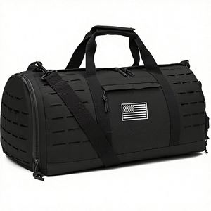 Sac de sport tactique en denim 40L grande capacité avec fermeture éclair pour homme – Idéal pour le quotidien et les voyages - Product Image 1