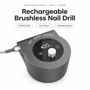 Juego <span class=keywords><strong>de</strong></span> Taladro <span class=keywords><strong>de</strong></span> <span class=keywords><strong>Uñas</strong></span> Profesional Recargable sin Escobillas, 45000 RPM, Kit <span class=keywords><strong>de</strong></span> <span class=keywords><strong>Lima</strong></span> Eléctrica para <span class=keywords><strong>Uñas</strong></span> con Pedal, 6 Puntas, Diseño Personalizado OEM - Product Image 1