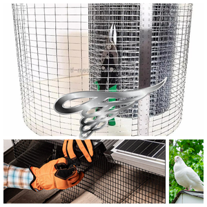 Penghalang Burung Merpati untuk Panel Surya Atap 8in X 100ft - Ramah Lingkungan, Tahan Air, Anti-Sarang, Kit Jaring Mudah Dipasang |   Penjaga Burung dan Hama - Product Image 2