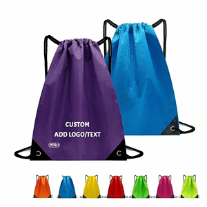 Sac à dos en polyester imperméable à cordon de serrage - Design pliable classique pour les voyages et les activités de plein air, capacité de 20 à 38 L, unisexe - Product Image 1