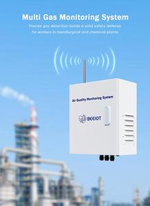 Analyseur d'air intérieur, système de surveillance multi-gaz PM2.5 PM10 NO2 SO2 O3 H2S CO 4G/WiFi pour usines chimiques, villes intelligentes, mines - Product Image 3