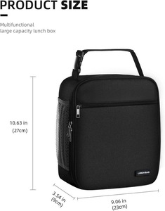 Sac à lunch isotherme portable de haute qualité pour enfants, vente en gros, sacs à lunch multifonctionnels pour enfants avec logo - Product Image 3