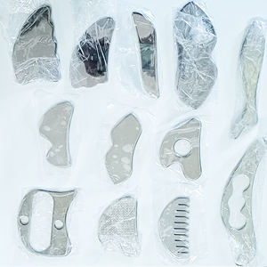 304 stainless steel gua sha with logo high quality <b>roller</b> steel guasha - Product Image 6
