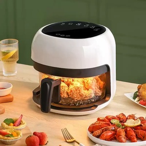 Freidora de aire inteligente para el hogar, vidrio transparente, ventana Visual, aceite, sin humo, alas de pollo frito, freidora de aire, horno tostador - Product Image 4