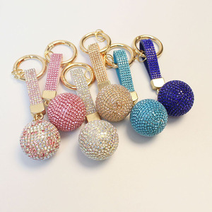 Tình Yêu Hình Trái Tim Pha Lê <span class=keywords><strong>Keychain</strong></span> Cho Phụ Nữ Cô Gái Thạch Bling Móc Khóa Ba Lô Túi Xách Chìa Khóa Xe Ví Ví Túi quyến rũ - Product Image 5