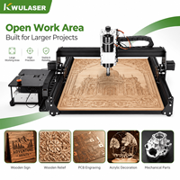 Puissante fraiseuse CNC 4540, routeur CNC à broche haute puissance 500W, compatible avec la gravure laser, machine de gravure laser prête à l'emploi