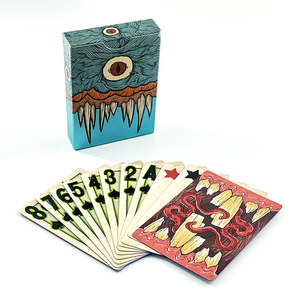 ไพ่โป๊กเกอร์พิมพ์ลายแบบกำหนดเองการ์ดเล่นจำนวนมากไพ่ฟอยล์สีเงินสุดหรู - Product Image 5