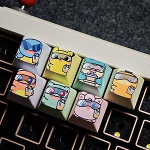 Teclas PBT Personalizadas Fynmi con Sublimación de Tinte de Cereza R4 R3 R2 R1 - Product Image 5