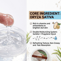 Flower Secret Rice Extract Soothing Gel 300ml Radiance Booster Repair-OEM/ODM Agen Global Dicari untuk Wanita Semua Jenis Kulit