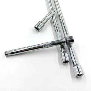 Venta al por mayor 4 piezas 1/4 pulgadas <span class=keywords><strong>Dr</strong></span>. DIY espejo varilla de extensión 2 "4" 6 "10" largo extendido llave cromo acabado Popular conjunto de herramientas - Product Image 5