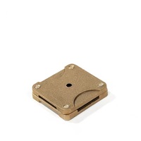 Pince carrée croisée lourde directe d'usine pince à ceinture plate avec structure de selle matériau en laiton de cuivre pour Kit d'accessoires de mise à la terre