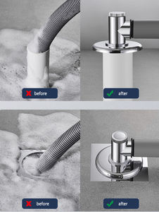 <span class=keywords><strong>Machine</strong></span> à <span class=keywords><strong>laver</strong></span> outil de Drainage matériel vadrouille piscine Tube connecteur tuyau coude <span class=keywords><strong>raccord</strong></span> Abs silicone sol vidange tuyau connecteur - Product Image 3