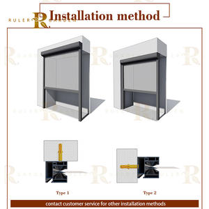 Volets roulants motorisés en alliage d'aluminium avec télécommande intelligente pour une protection facile contre le soleil et les intempéries en extérieur - Product Image 4