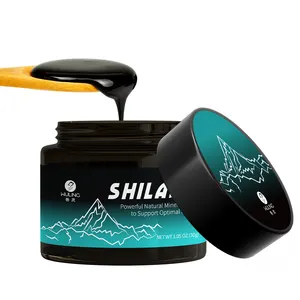 เรซิน Shilajit บริสุทธิ์ออร์แกนิกบริสุทธิ์หิมาลัย 100% พร้อมฉลากส่วนตัว OEM