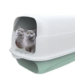Kattenbak Volledig Gesloten Kattentoilet Oversized Deodorant Anti-Splash Met Zand Kitten Zand Poep Pot Kat Benodigdheden