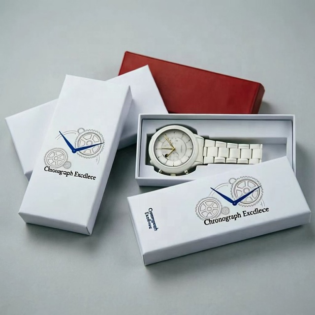 Smart Watch Box Cardboard Wrist Watch Gift Box With Lid Base