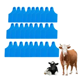 Large Blue Factory Price Cow Ear Tag Size Customized Ear Tags For Cow